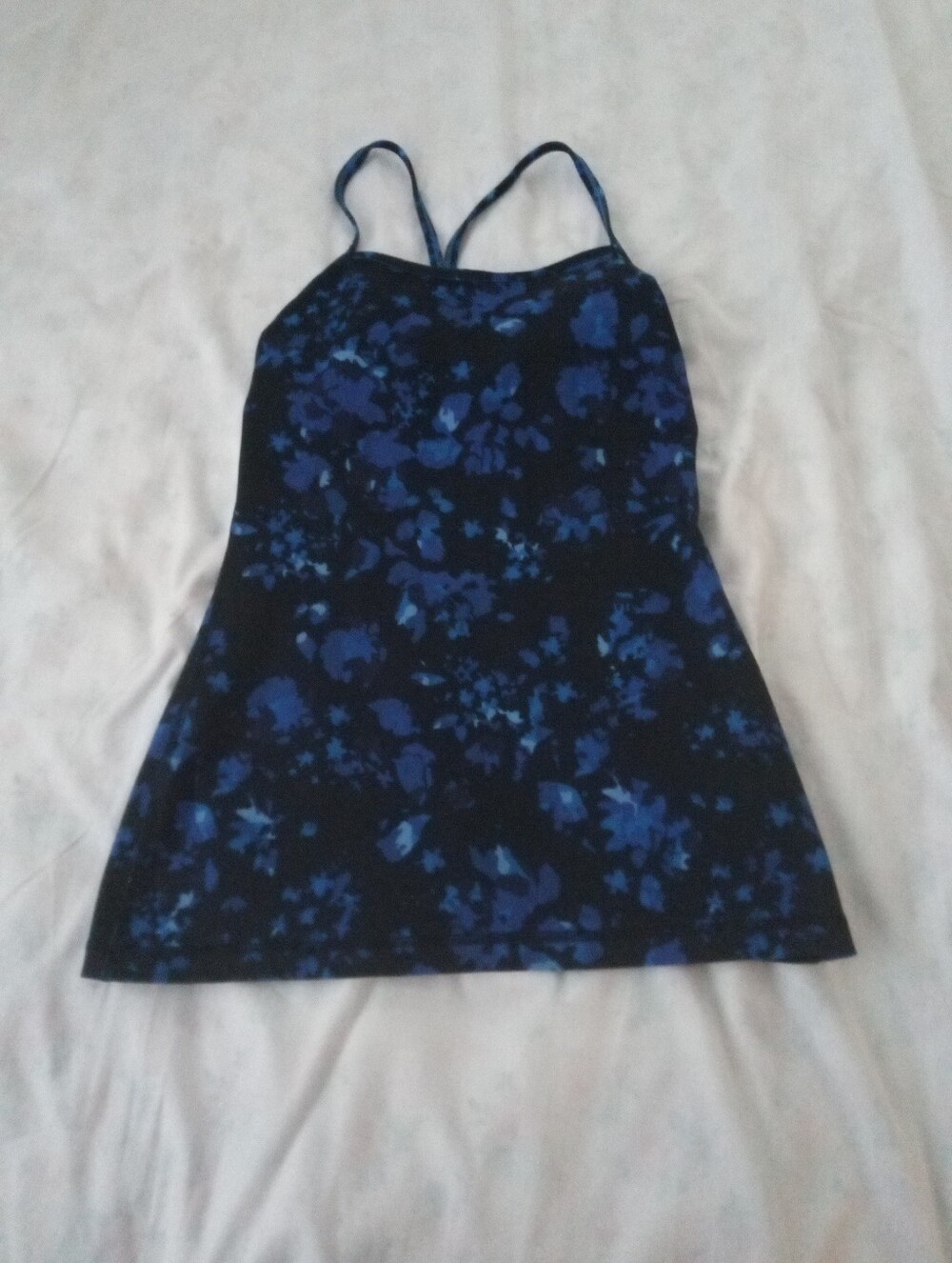 Lululemon Women's Power Y Tank Top In Floral Size 4
